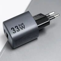 FORCELL F-ENERGY GaN VT-31 pilkas kelioninis įkroviklis Type C + USB A PD QC4.0 3A 33W