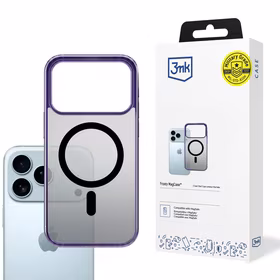 3mk Frosty MagCase dėklas telefonui iPhone 17 Pro - violetinė