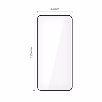 LCD apsauginis stikliukas Tech-Protect Glass Fit+ 2-Pack Xiaomi Redmi 15T/15T Pro juodas