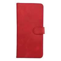 Universalus knygos tipo dėklas COMMON dydis XL, skirtas SAMSUNG A12 / A13 4G / A34 5G / A02s / XIAOMI Redmi 12 4G / 12C / NOTE 12 4G / 12 PRO 5G / OPPO A53s / A72 / A92, raudonas