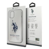 US Polo USHCP12LTPUHRWH iPhone 12 Pro Max 6,7" dėklas telefonui - baltas blizgus su dideliu logotipu