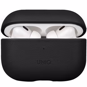 Uniq Terra Natūralios Odos dėklas AirPods Pro 2 - juodas