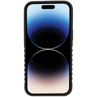 Audi sintetinės odos dėklas MagSafe iPhone 14 Pro Max - juodas