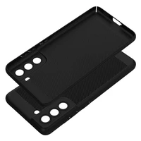 BREEZY dėklas telefonui SAMSUNG S21 FE juodas