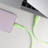 FORCELL F-ENERGY C342 kabelis USB A į Type C QC4.0 3A 66W Silikoninis 1 m žalias