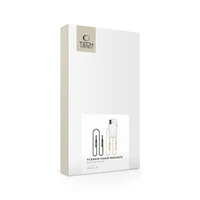Tech-Protect FlexAir Chain MagSafe iPhone 16 dėklas - skaidrus + 2 dirželiai (juodas ir taupe)