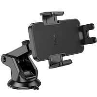 HOCO automobilinis laikiklis telefonui priekinio stiklo ir centrinės konsolės H37 juodas