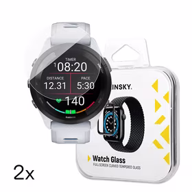 Wozinsky Pilno klijavimo grūdintas stiklas Garmin Forerunner 265S 46mm (2 vnt.)