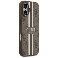 "Guess 4G Printed Stripes MagSafe" dėklas iPhone 17 - rudas