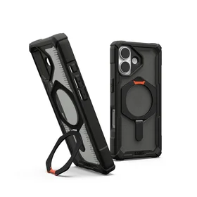 UAG Urban Armor Gear dėklas PLASMA XTE suderinamas su MagSafe iPhone 17 juodas / oranžinis