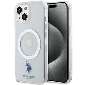 US Polo USHMP15SUCIT iPhone 15 6.1" skaidrus dėklas telefonui MagSafe kolekcija