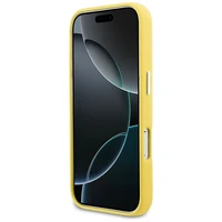 KARL LAGERFELD case for IPHONE 17 Pro compatible with MagSafe KLHMP17L6PFKCLY (PU FW W/ K&C Head Pin) yellow