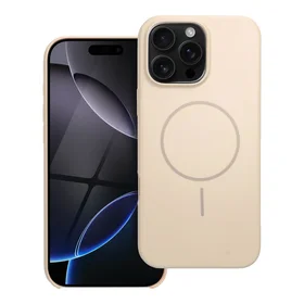 Blizgus magnetinis dėklas suderinamas su MagSafe IPHONE 16 PRO MAX - baltas