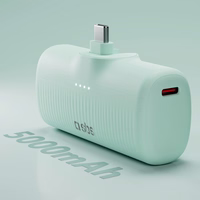 SBS EcoPower 5000 mAh 10W išorinė baterija su įmontuotu USB-C prievadu - žalia