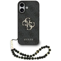 Guess 4G Strap 4G Classic Logo dėklas telefonui iPhone 17 - juoda