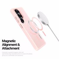 Dėklas Dux Ducis Yind MagSafe Samsung S948 S26 Ultra rožinis