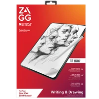ZAGG InvisibleShield Fusion Canvas antibakterinė apsauginė plėvelė, imituojanti popierių, skirta "iPad Air 13" 2024