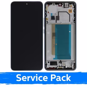 LCD ekranas suderinamas su Xiaomi 13T (13T Pro) su rėmeliu / Alpine Blue / (Service Pack)