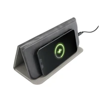 Pelės kilimėlis su belaidžiu įkrovikliu 15W OJD-82 rudas pilkas