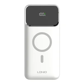 LDNIO PQ12, 15W, 10000mah (baltas)
