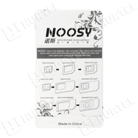 Noosa SIM kortelių adapterių rinkinys + raktas - baltas