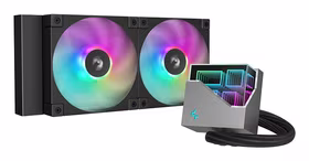 DeepCool LT240 Procesorius Universalusis skystinis aušintuvas 12 cm Juoda 1 vnt