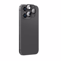 AmazingThing aviacijos klasės lydinio grūdintas stiklas objektyvui iPhone 16 Pro / 16 Pro Max - juodas