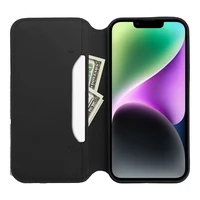 DUAL POCKET knygos tipo dėklas telefonui XIAOMI Redmi Note 13 Pro Plus 5G juodas