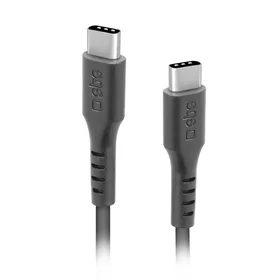 SBS TECABLETCC3M USB-C - USB-C kabelis 3 m - juodas