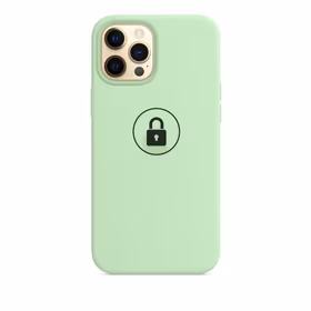 Dėklas "Silicone Case" skirtas iPhone 12 Mini / Pistachio / su įpakavimu