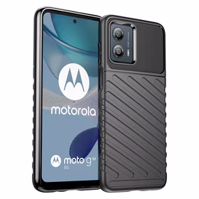 Thunder dėklas Motorola Moto G53 silikoninis šarvuotas dėklas juodas