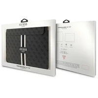 Guess 4G Printed Stripes 14" nešiojamojo kompiuterio dėklas - juodas