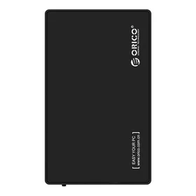 Orico 3588 HDD/SSD 3.5 colių, 5Gbps, USB-A į USB-B diskų dėžutė (juoda)