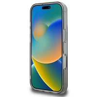 Karl Lagerfeld IML Metal Karl&Choupette Head magnetinis dėklas telefonui iPhone 16 Pro - juodas