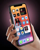Dėklas telefonui su žiediniu lęšiu iPhone 14 Plus (m) - raudonas