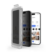 Tech-Protect Quick Set Spy+ Privatumo stiklas 2-jų rinkinys iPhone 15 / 16