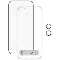 CARE by PanzerGlass funkcionalus rinkinys 3in1 dėklas + stiklas + lęšis iPhone 17