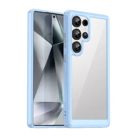 Dėklas telefonui (m) su gelio rėmeliu Samsung Galaxy S25 Ultra - mėlynas (m)