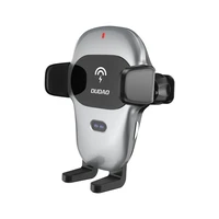 "Dudao" automatinis automobilinis laikiklis su integruotu Qi 15 W belaidžiu įkrovikliu pilkos spalvos (F20xs)
