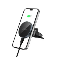 Tech-Protect mm15W-V5 magnetinis MagSafe automobilio laikiklis ventiliacijai/CD lizdui juodas