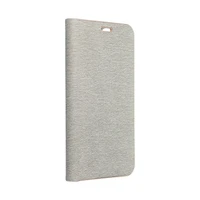 LUNA Book Gold dėklas telefonui SAMSUNG A12 / M12 sidabrinis