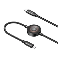 Mcdodo CA-5680 2 viename USB-C į Lightning kabelis + Apple Watch įkroviklis, 36W, 1.5m