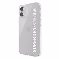 SuperDry Snap iPhone 12 mini Clear Case baltas 42593