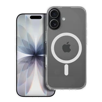 Case for iPhone 17 Forcell F-Protect Clear Hybrid Premium compatible with Magsafe transparent