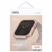 Uniq dėklas Valencia Apple Watch Series 46mm – auksinis/auksinis