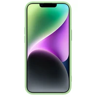 Nillkin CamShield Silky Silikoninis dėklas iPhone 14 Plus dėklas su kameros dangteliu žalias