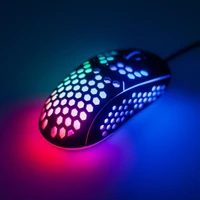 ART laidinė kompiuterio pelė USB A dpi su šviesa AM-99 juoda