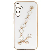 Dėklas telefonui Samsung Galaxy A34 5G dizainas 3 baltas