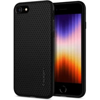 Spigen Liquid Air dėklas telefonui iPhone 7 / 8 / SE 2020 / SE 2022 - Juodas