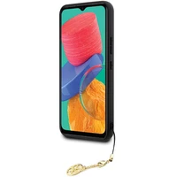 Guess GUHCS23FEGF4GBR S23 FE S711 rudas/rudas kietas dėklas 4G žavesio kolekcija
